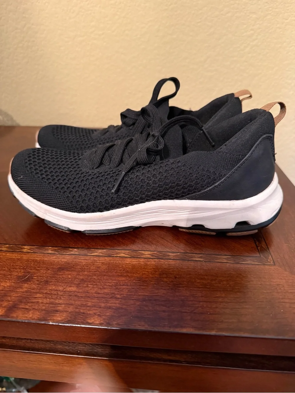 Ryka Comfort Knit Lace-Up Women's Sneakers - Black sz7.5